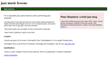 Tablet Screenshot of lessons.jazzcreation.com